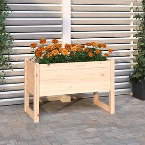 Tömör fenyő növénytartó 78x40x52 cm