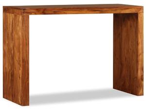 Tömör fa konzolasztal mézszínű bevonattal 110 x 40 x 76 cm