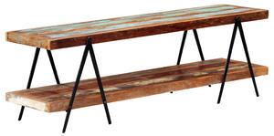 Tömör újrahasznosított fa TV-szekrény 160 x 40 x 50 cm