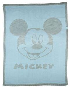 Disney kötött Takaró 75x100cm - Mickey Mouse #kék