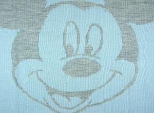 Disney kötött Takaró 75x100cm - Mickey Mouse #kék