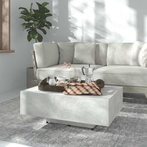Betonszürke szerelt fa dohányzóasztal 85 x 55 x 31 cm