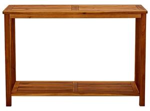 Tömör akácfa kerti tálalóasztal 110 x 40 x 75 cm
