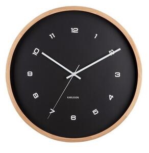 Karlsson 5938BK design falióra 41 cm, fekete