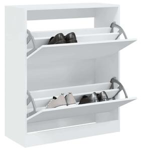 VidaXL Cipőszekrény - Fehér Fa - 80x34x96,5cm