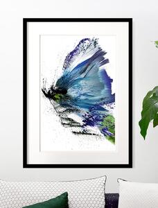 Festmény, Pillangó, Kék Sorozat