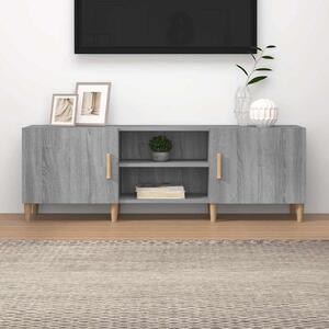 Szürke sonoma színű szerelt fa TV-szekrény 150x30x50 cm
