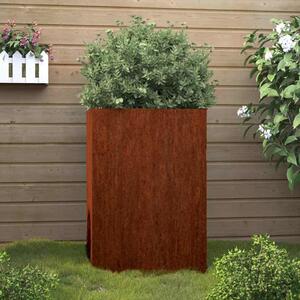 Corten acél növénytartó 42x38x75 cm