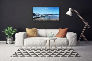 Vászonkép falra Ocean Beach Landscape 100x50 cm