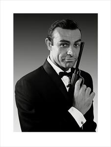 Művészeti nyomat James Bond 007 - Connery, (60 x 80 cm)
