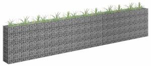 Horganyzott acél gabion magaságyás 450 x 30 x 90 cm