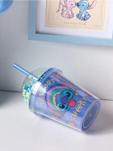 Sinsay - Pohár fedéllel és szívószállal Stitch - többszínű