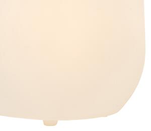 Kültéri állólámpa virágcserép fehér, LED IP44 - Virágcserép