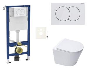 Fali WC szett Geberit előtétfalas szereléshez + SAT Infinitio WC SIKOGESINF10D01