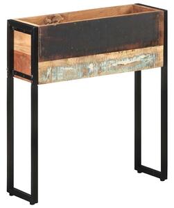Tömör újrahasznosított fa virágtartó 60 x 20 x 68 cm