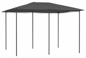 Antracitszürke pavilon 3 x 4 x 2,6 m 160 g/m²
