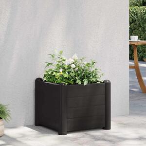 Antracitszürje kerti PP magaságyás 43 x 43 x 35 cm
