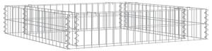 Horganyzott acél gabion magaságyás 100 x 100 x 20 cm