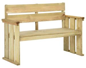 Impregnált fenyőfa kerti pad 121 cm