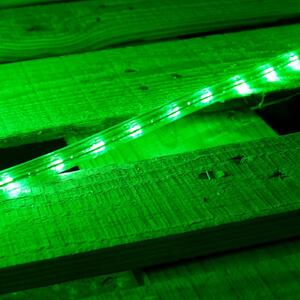 LED fénykábel -50 m, zöld, 1500 dióda