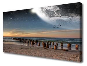 Vászonkép Ocean Beach Landscape 100x50 cm