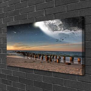 Vászonkép Ocean Beach Landscape 100x50 cm