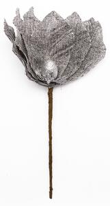 Ezüstös szürke művirág 20,5 x17 cm