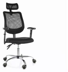 Fekete irodai szék FLEXISEAT Q-118RC