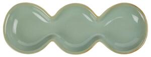 ORGANICS dekortányér 18 cm , zöld