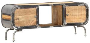 Tömör mangófa TV-szekrény 110 x 30 x 42 cm