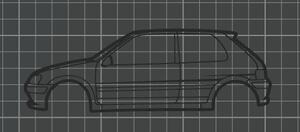 Peugeot 106 faldekoráció