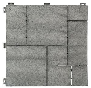 Multy home Gumi csempe STONE MOSAIC 30 x 30 cm, szürke
