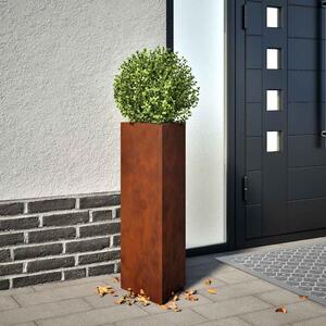 Corten acél növénytartó 30x26x75 cm