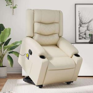 RelaxPro Masszázsfotel - Elektromos Emelő - Krémszín