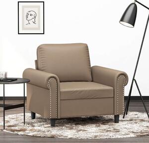 VidaXL kávészínű műbőr kanapéfotel 60 cm