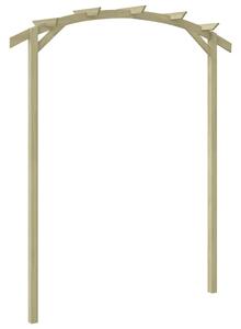 Kerti pergola impregnált fenyőfalécekből 180 x 210 x 40 cm