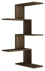 Fali polc Caniko - Walnut
