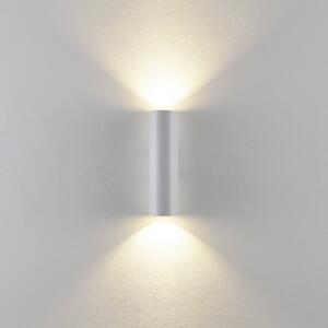 Deko-Light CAN fali világítás, fehér, 2 izzós, magasság 22 cm, fém, GU10, dimmelhető, Fehér / opál, Nappali / Étkező, Alumínium