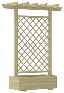 Fa virágtartó pergola 162 x 56 x 204 cm