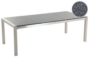 Kerti asztal GROSSETO 220 cm 100 cm Gránit Csiszolt Szürke