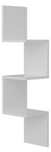 Fali polc Corner - White