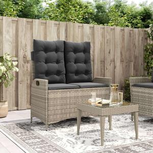 Kerti Pad - Dönthető - Polyrattan - 2 személyes