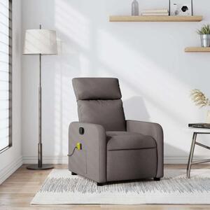 VidaXL tópszínű szövet dönthető masszázsfotel