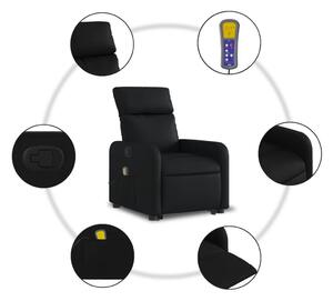 Relax Elektromos Masszázsfotel - Fekete Műbőr
