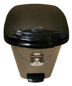 Poly Time Pedálos szemetes 12 L 26x30x35 cmszürke