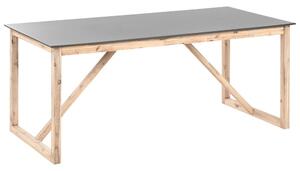 Kerti asztal NOTTERI 180 cm 90 cm Beton Szürke