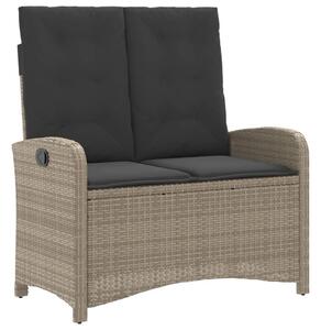 VidaXL Kertbútor - Dönthető Polyrattan Pad - 105x59 cm
