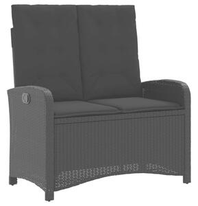 VidaXL Kertbútor - Dönthető Pad - Fekete - 105x59x93cm