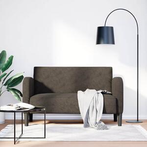 Sötétszürke műbőr Loveseat kanapé 110 cm