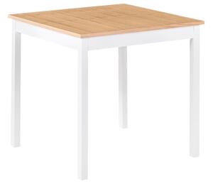 Étkezőasztal BATTERSBY Világos tölgy 80 cm 80 cm